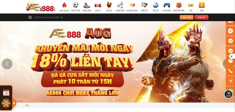 Đá Gà Ae888 - Đặt Cược Dễ Dàng, Nhận Thưởng Liền Tay