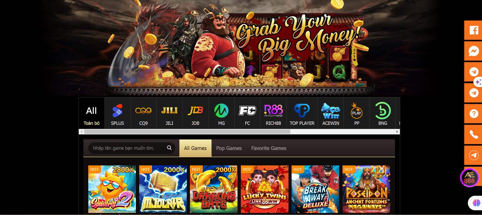 Game Slot Ae888 - Chiêm Ngưỡng Chuyên Mục Giải Trí Đỉnh Của Chóp
